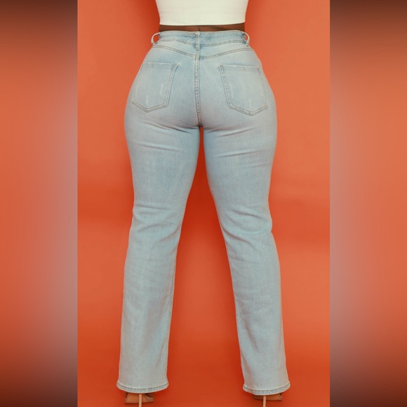 Swank A Posh Talk To Me Distressed Bootcut Jeans -
Light Wash Size-13 - Picture 2 of 7